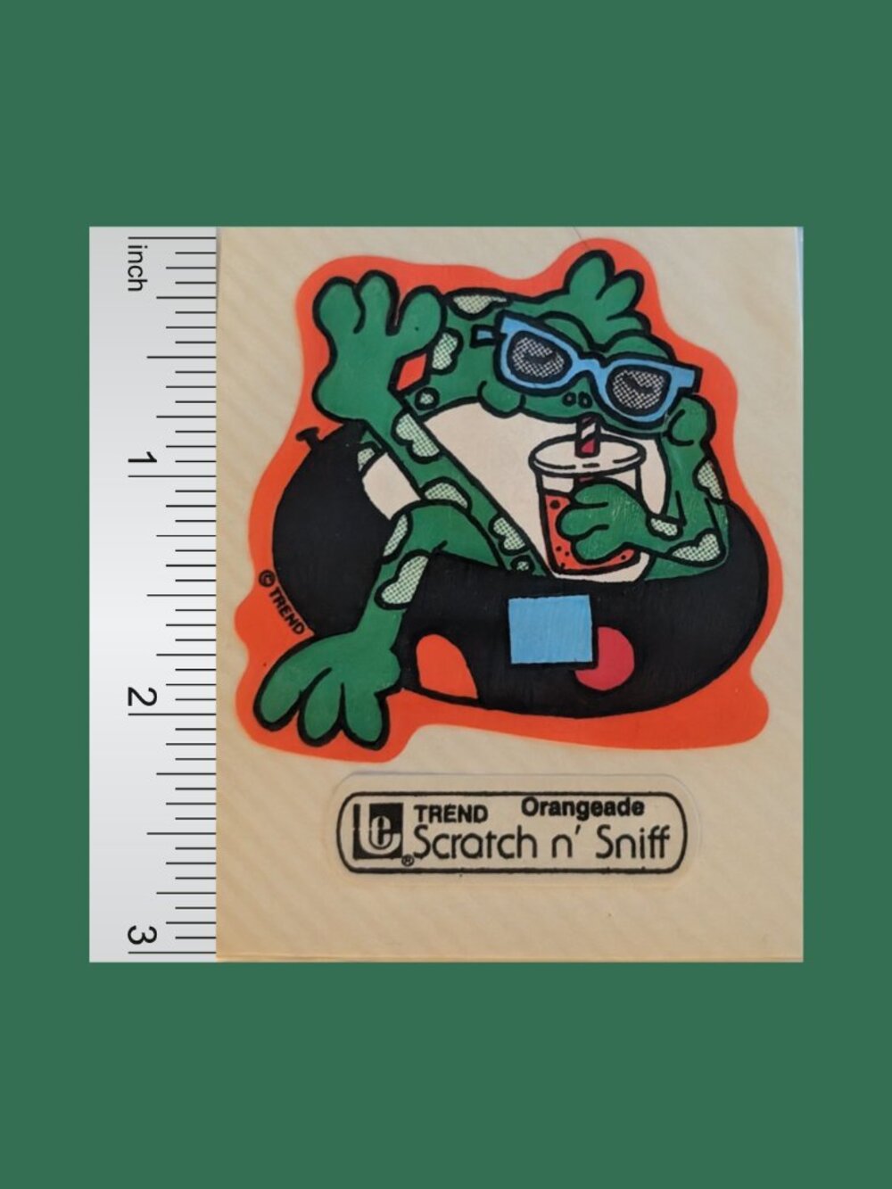 Vintage 80s Used Trend Peanut Mouse Scratch and Sniff Sticker